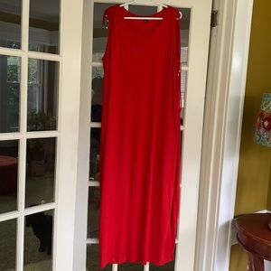 Long Red Dress